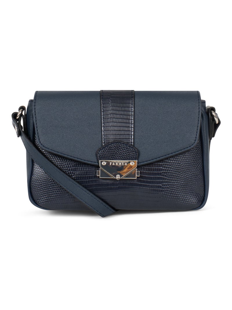 Sac porté travers FABIOLA Bleu marine - Kiabi