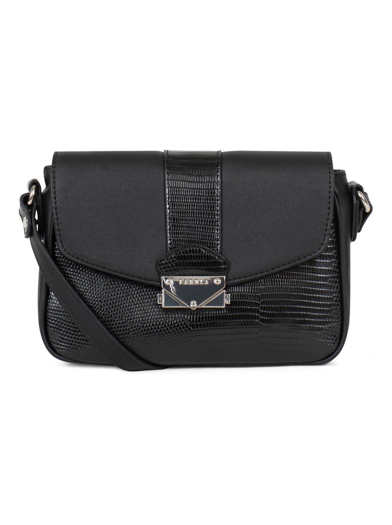 Sac porté travers FABIOLA Noir - Kiabi