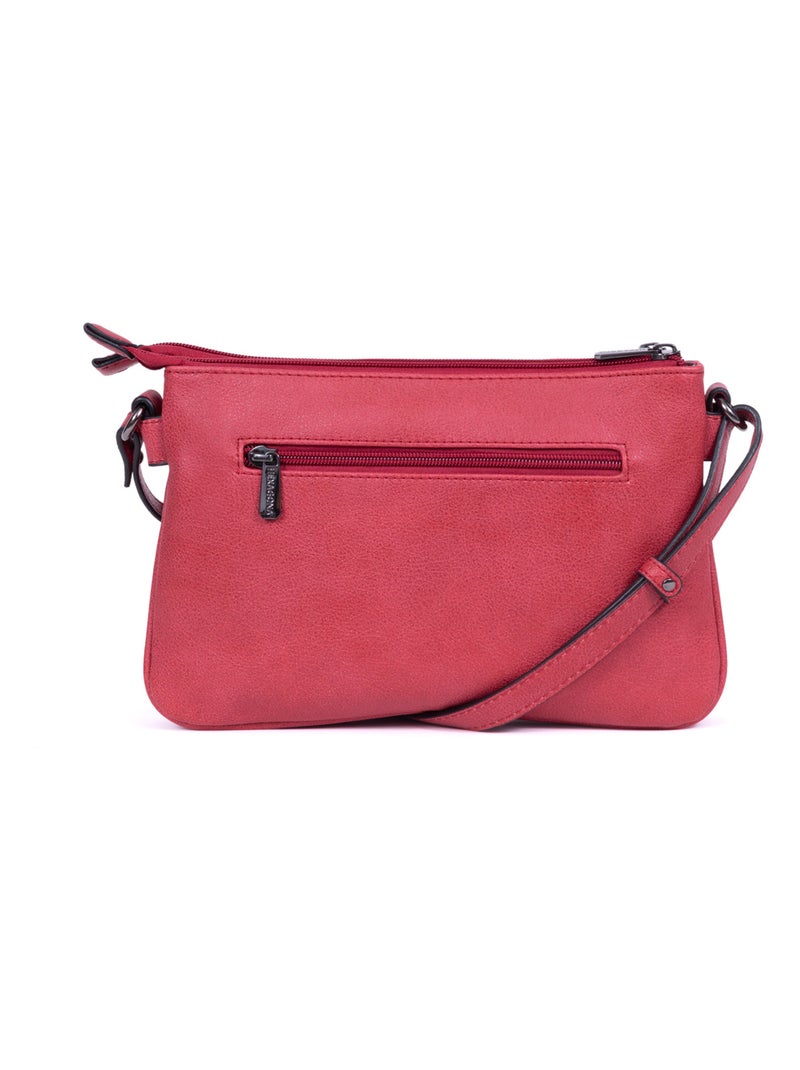 Sac porté travers GRACIEUSE Framboise - Kiabi