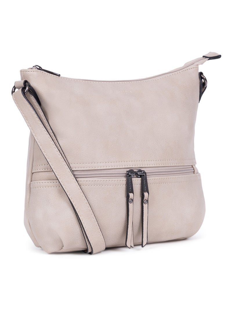 Sac porté travers GRACIEUSE Gris - Kiabi