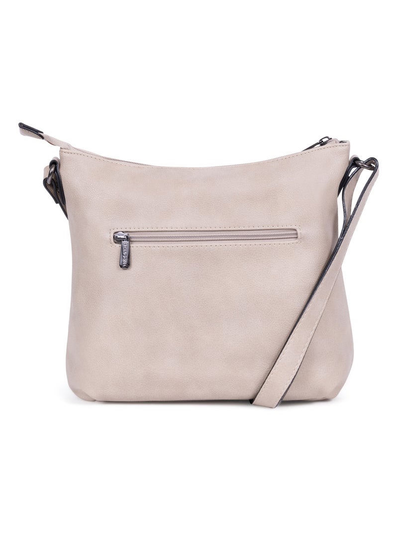 Sac porté travers GRACIEUSE Gris - Kiabi