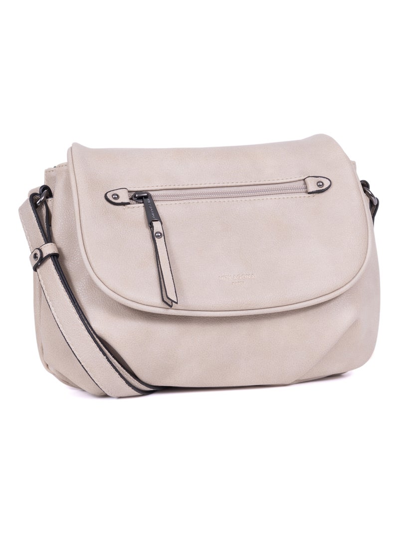 Sac porté travers GRACIEUSE Gris - Kiabi