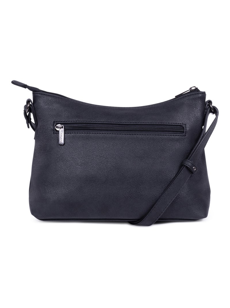 Sac porté travers GRACIEUSE Noir - Kiabi