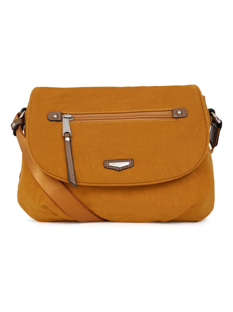Sac porté travers JOY Jaune moutarde - Kiabi