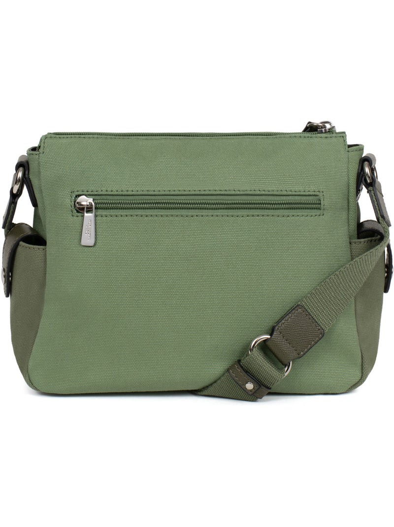 Sac porté travers KAYA Kaki - Kiabi