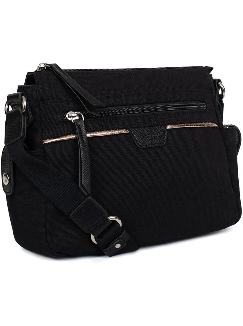 Sac porté travers KAYA Noir - Kiabi
