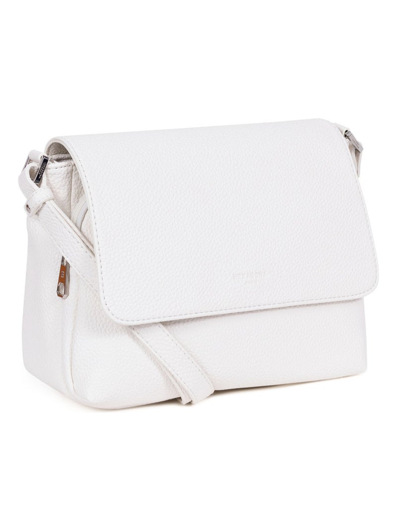 Sac porté travers MADRID Blanc - Kiabi