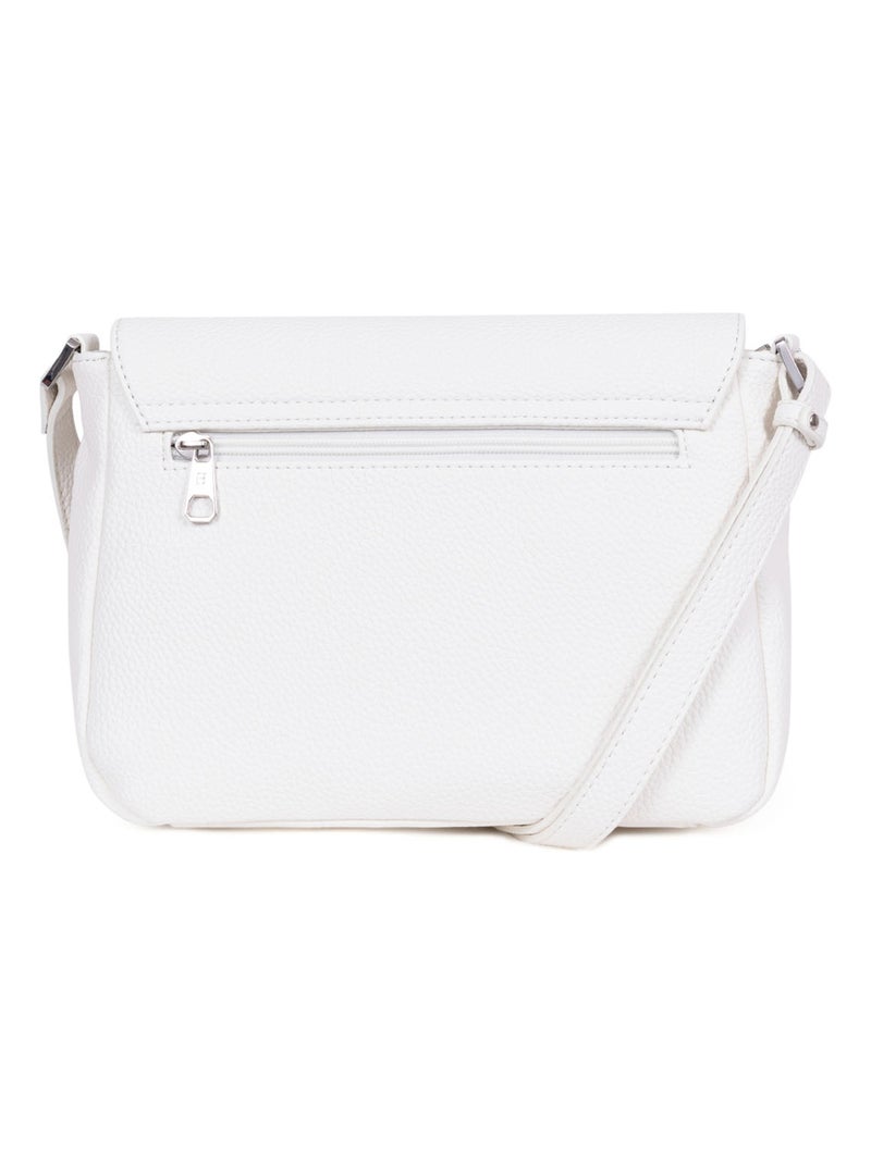 Sac porté travers MADRID Blanc - Kiabi