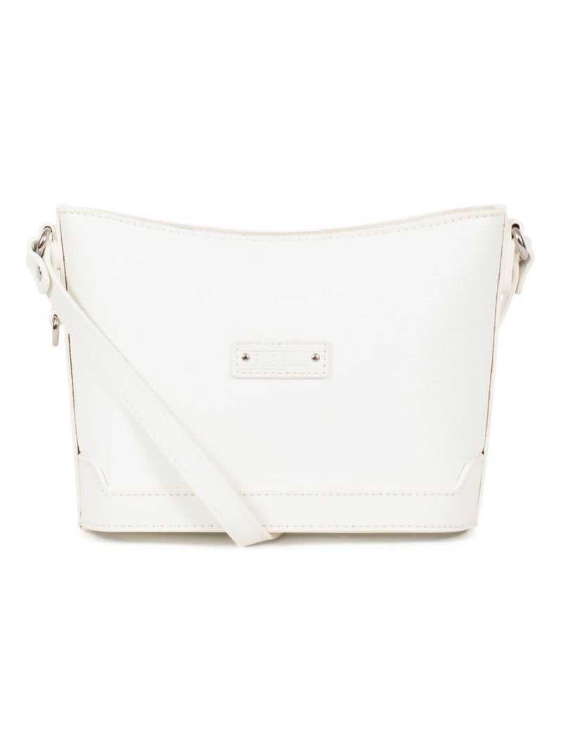 Sac porté travers Maria Femme Blanc - Kiabi