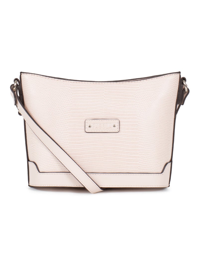 Sac porté travers Maria Femme Rose pâle - Kiabi