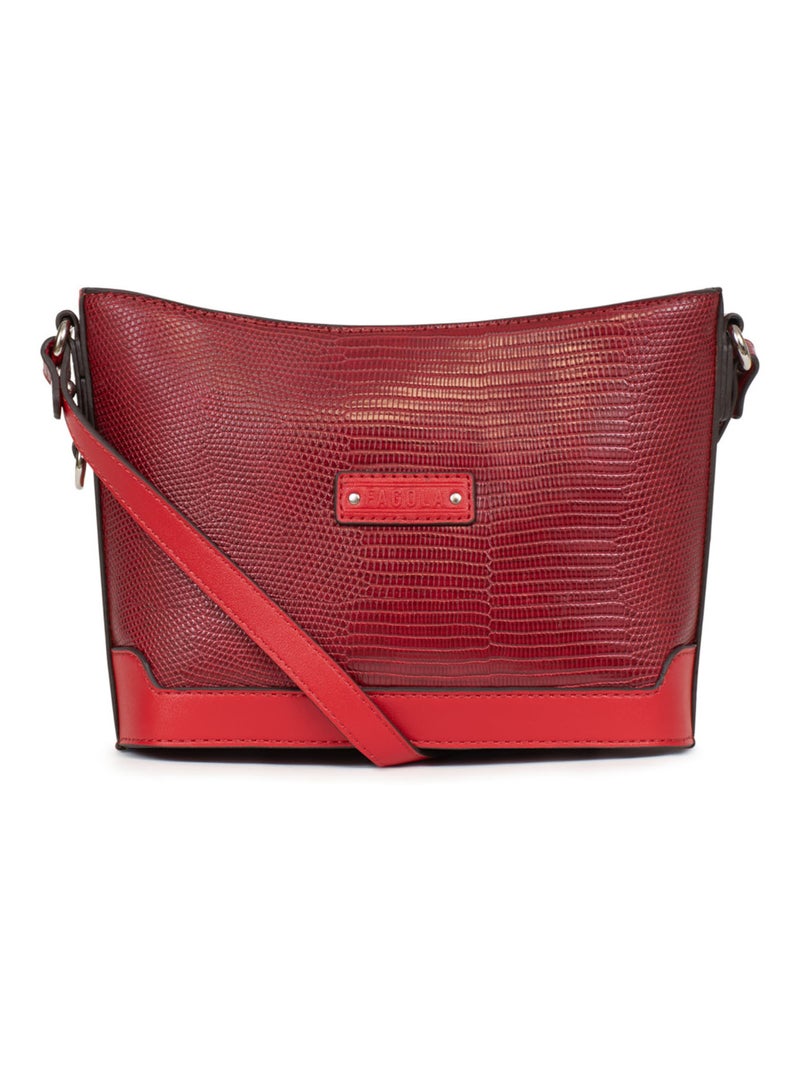 Sac porté travers Maria Femme Rouge carmin - Kiabi