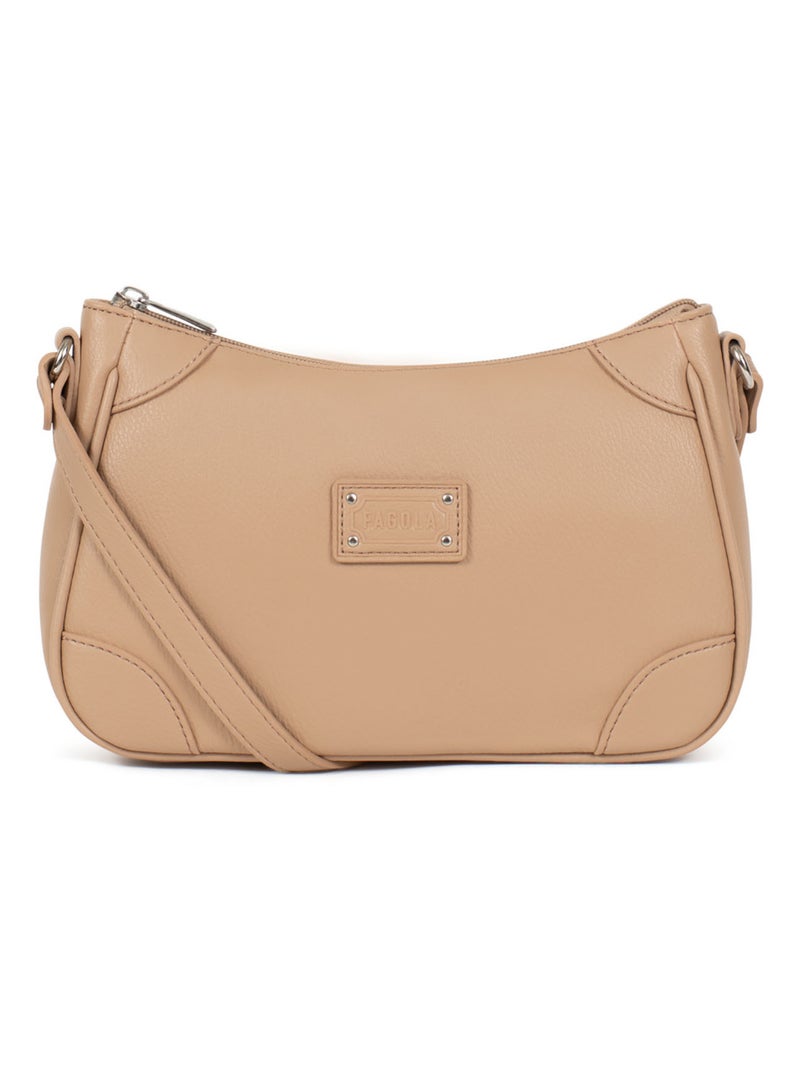 Sac porté travers Marron clair - Kiabi