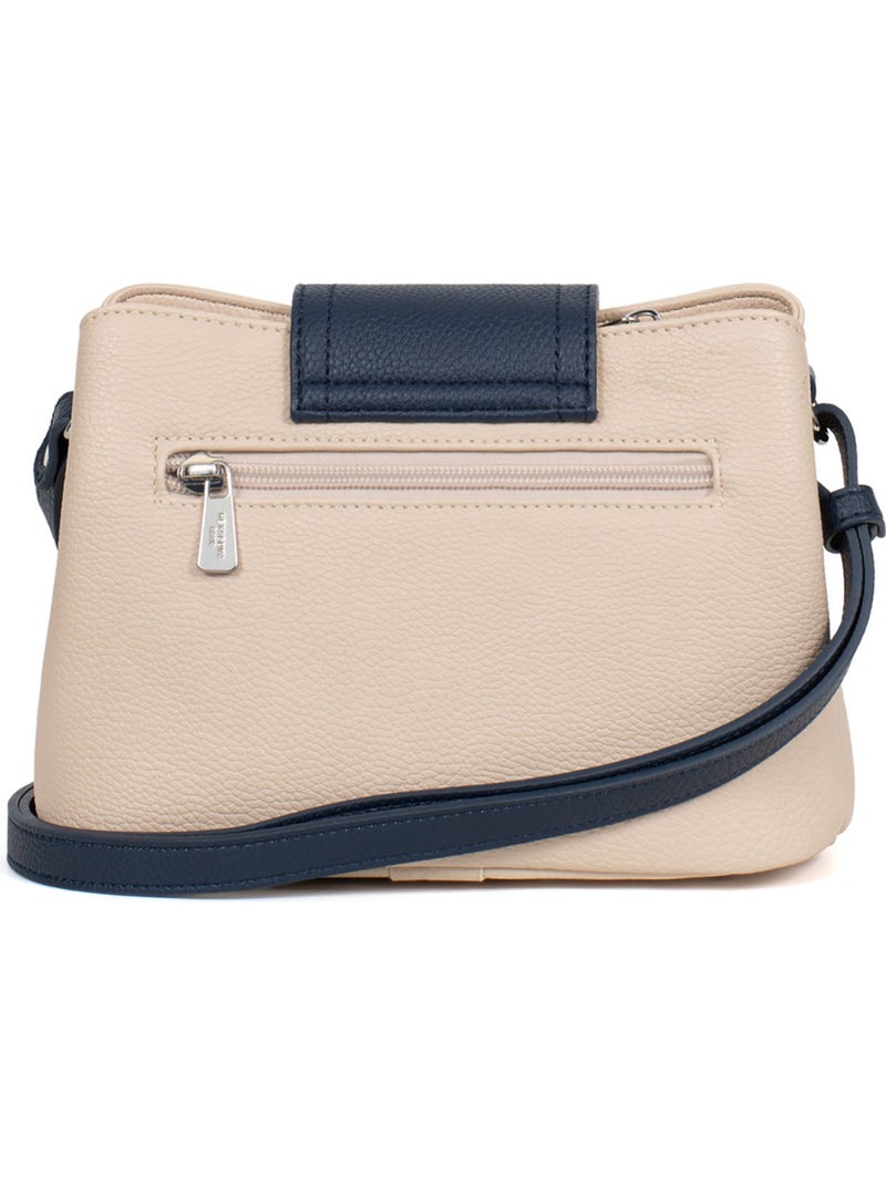Sac porté travers MAYA Marine/Blanc - Kiabi