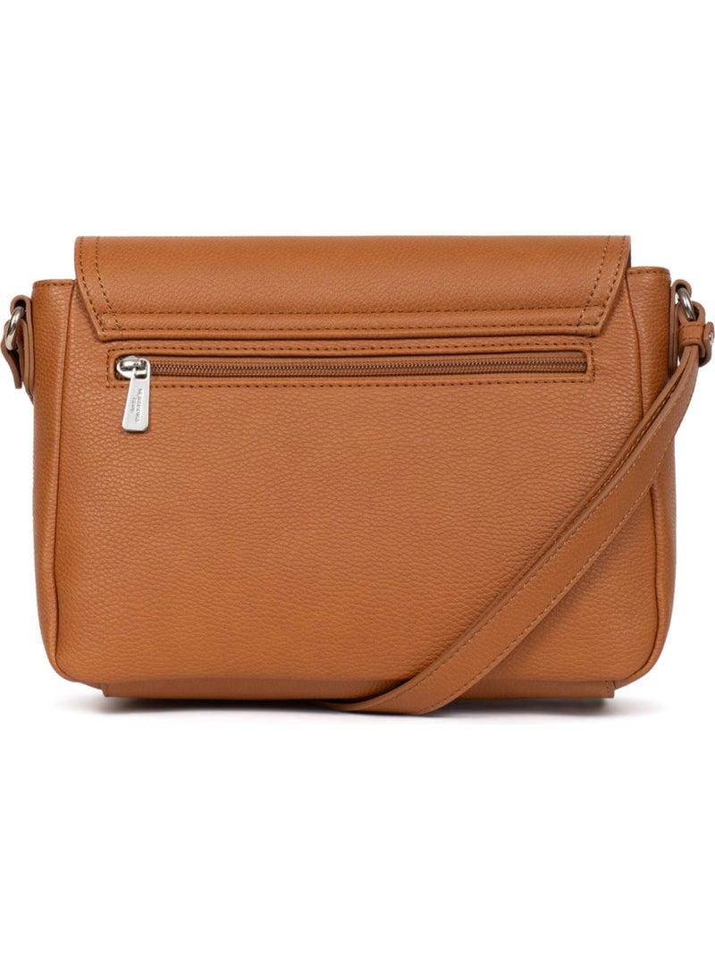 Sac porté travers MAYA Marron caramel - Kiabi