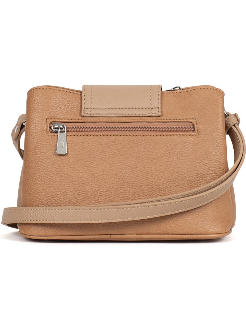 Sac porté travers MAYA Marron clair - Kiabi