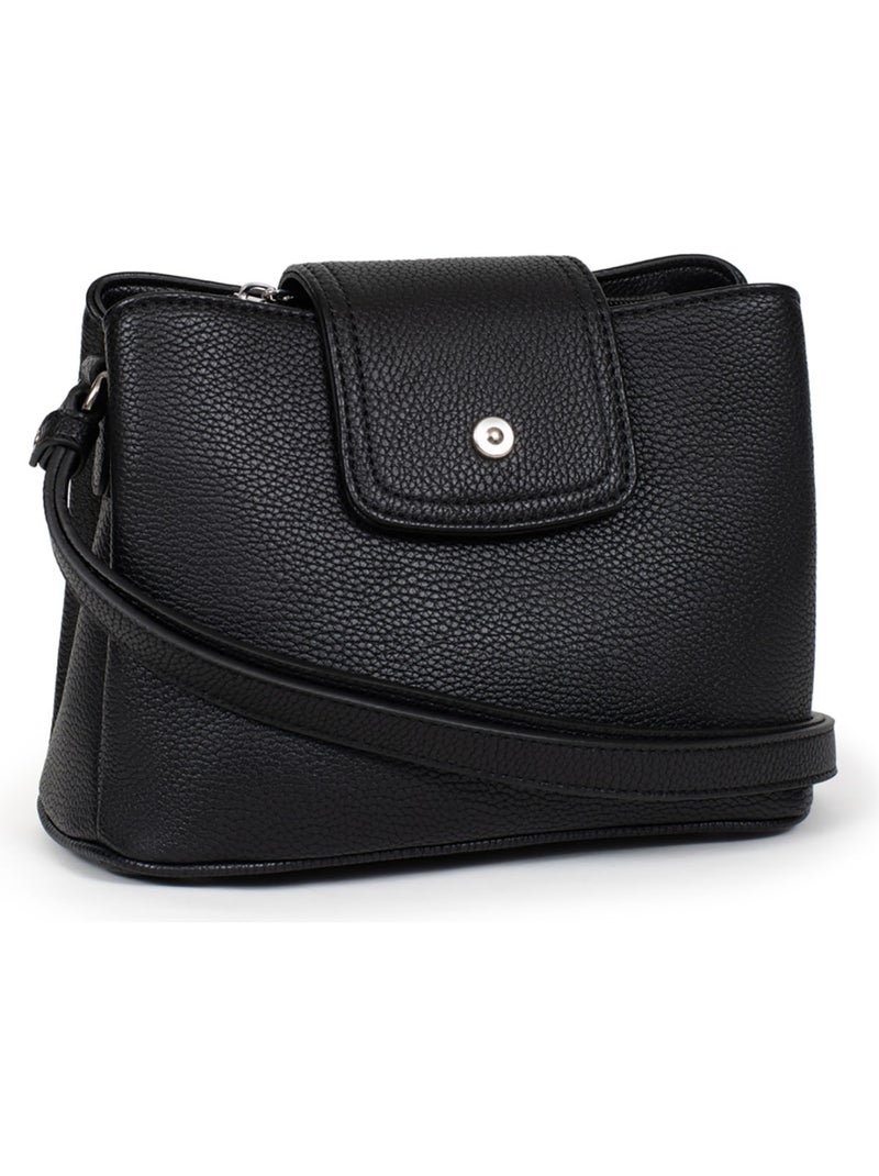 Sac porté travers MAYA Noir - Kiabi