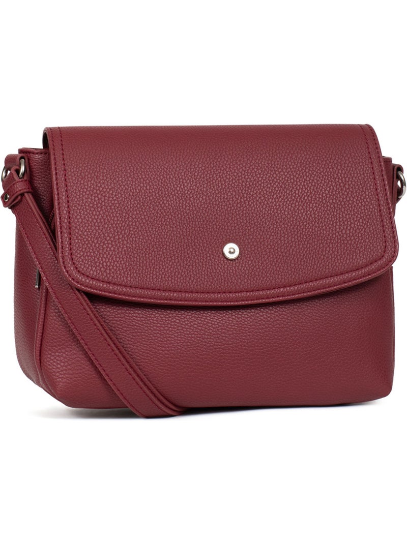 Sac porté travers MAYA Rouge carmin - Kiabi