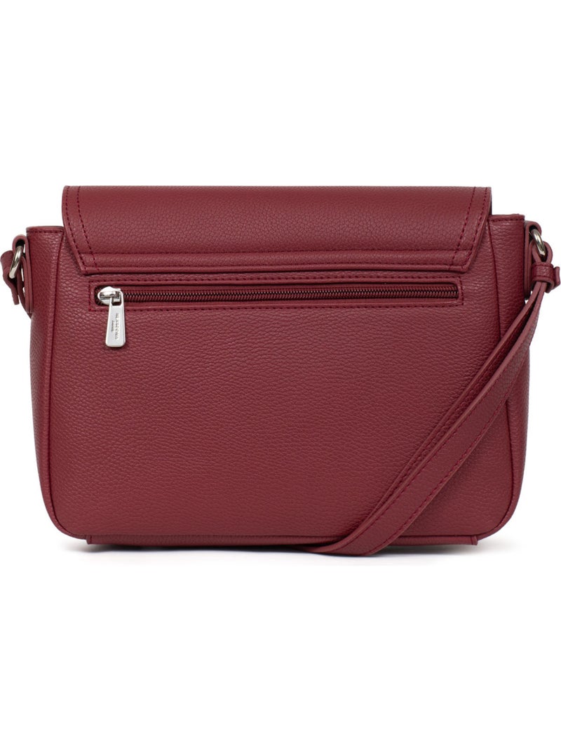 Sac porté travers MAYA Rouge carmin - Kiabi