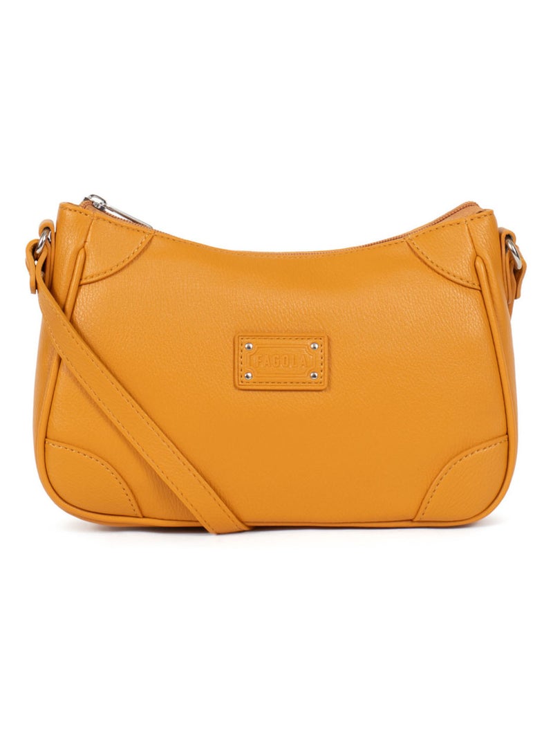 Sac porté travers Moutarde - Kiabi