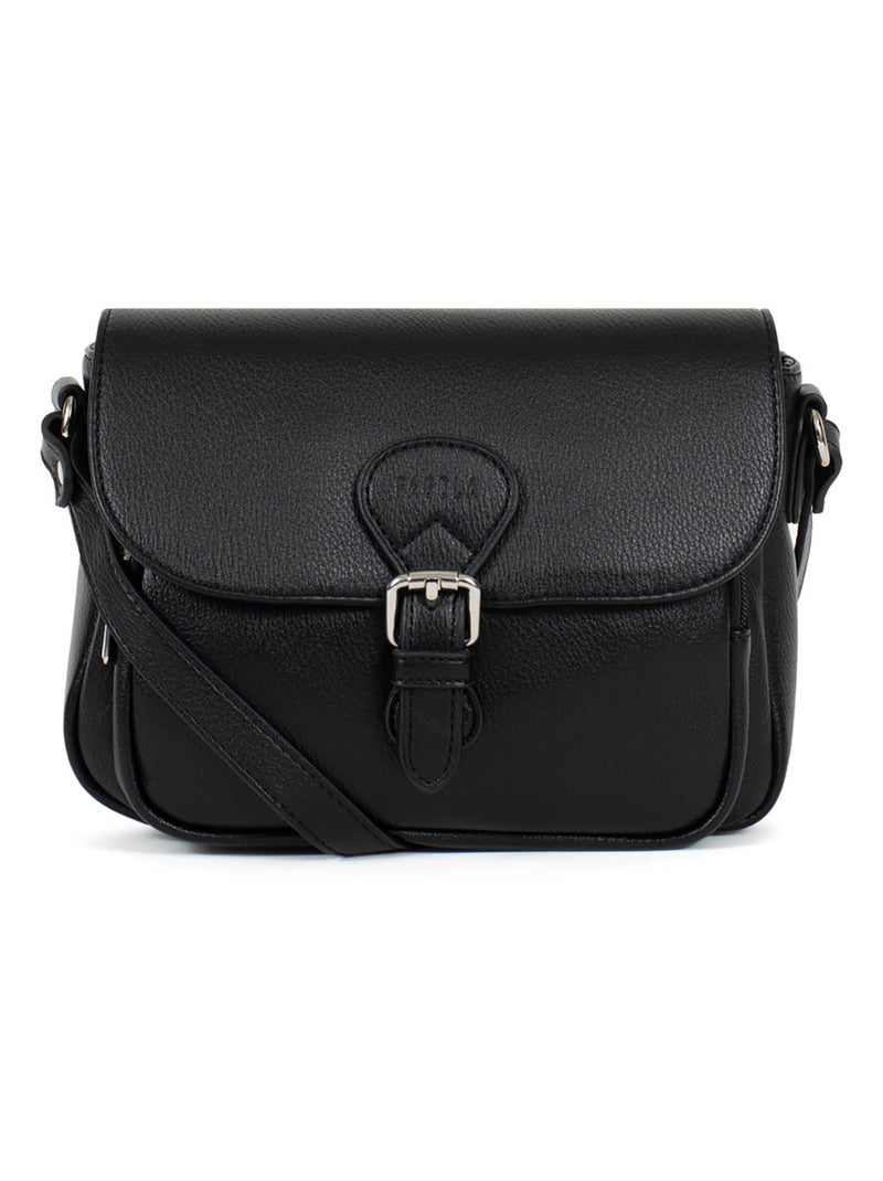 Sac porté travers Noir - Kiabi