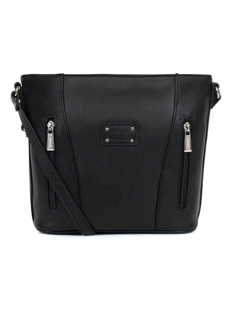 Sac porté travers Noir - Kiabi