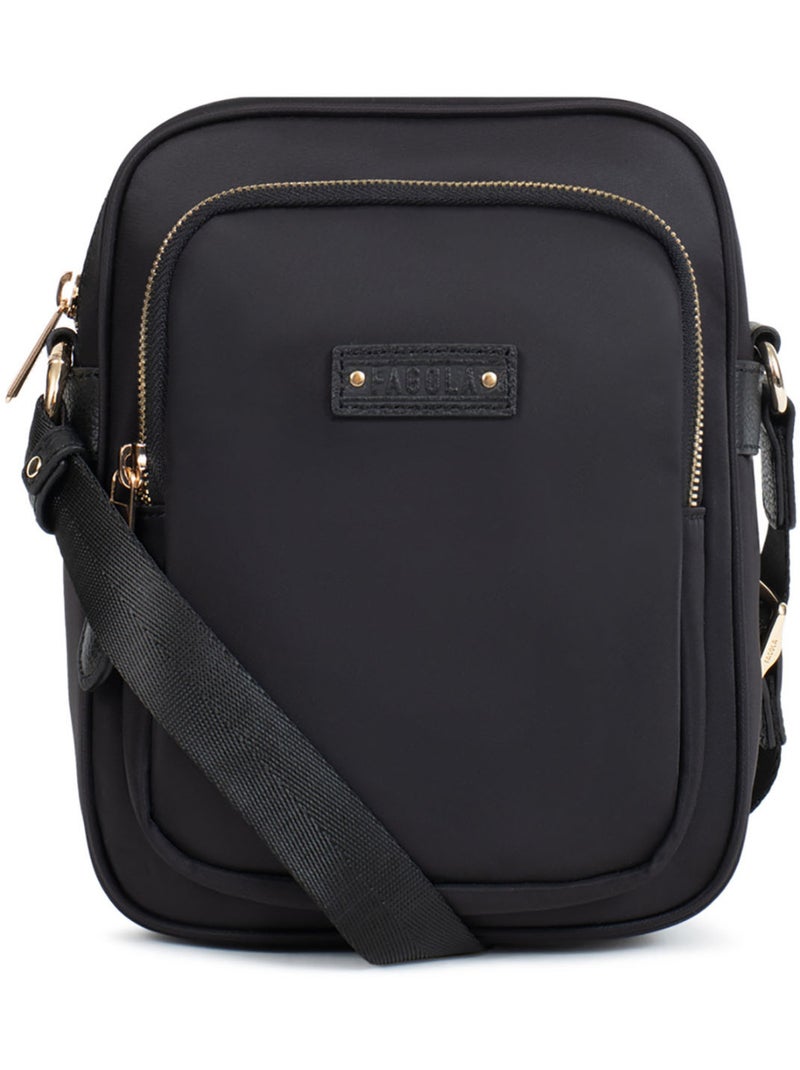 Sac porté travers Noir - Kiabi