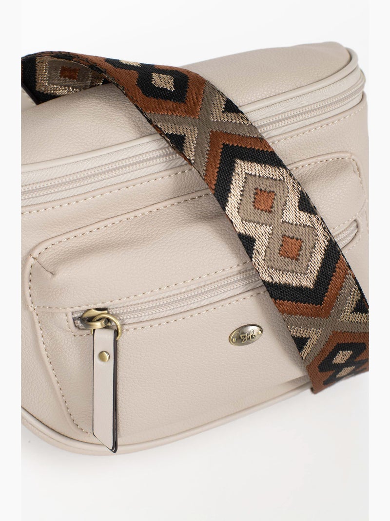 Sac porté travers RONDA Ivoire - Kiabi