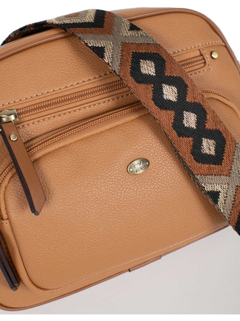 Sac porté travers RONDA Marron clair - Kiabi