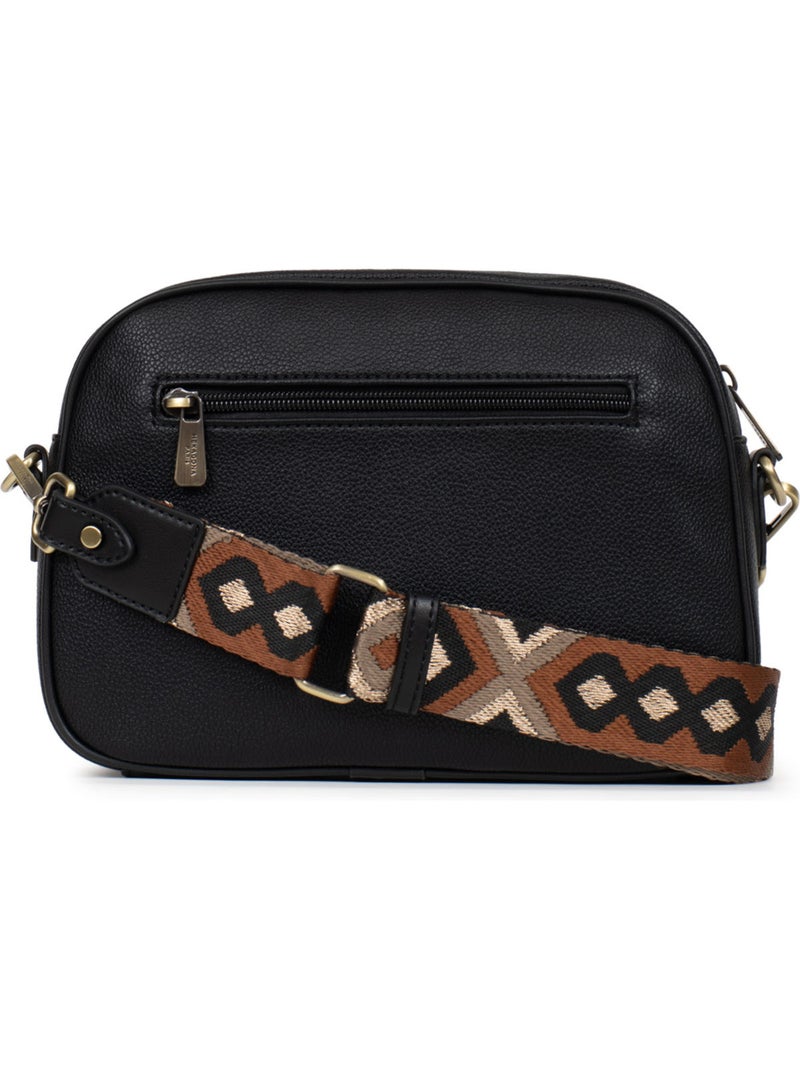 Sac porté travers RONDA Noir - Kiabi