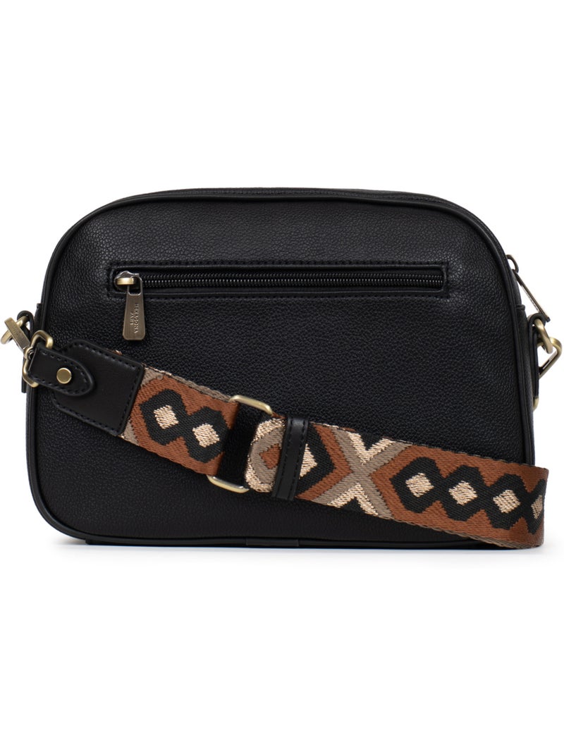 Sac porté travers RONDA Noir - Kiabi