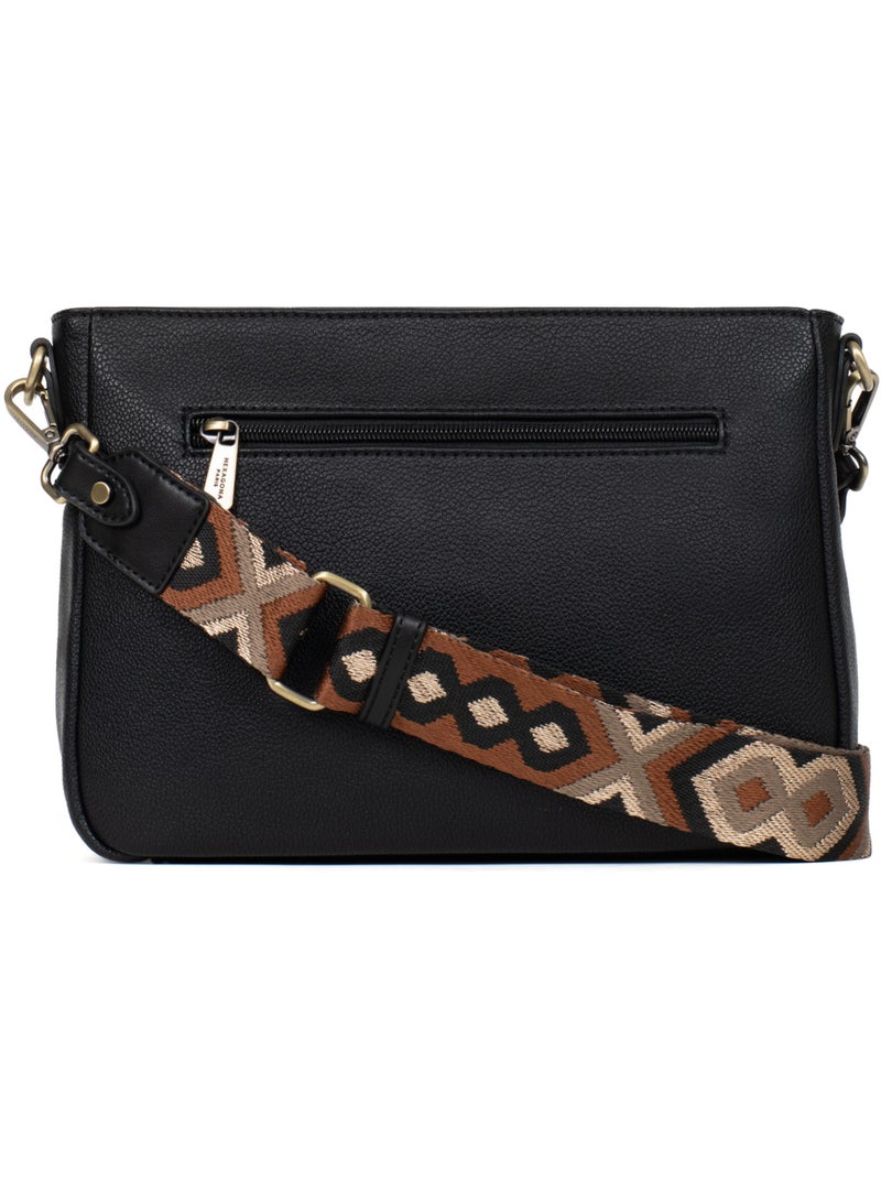 Sac porté travers RONDA Noir - Kiabi