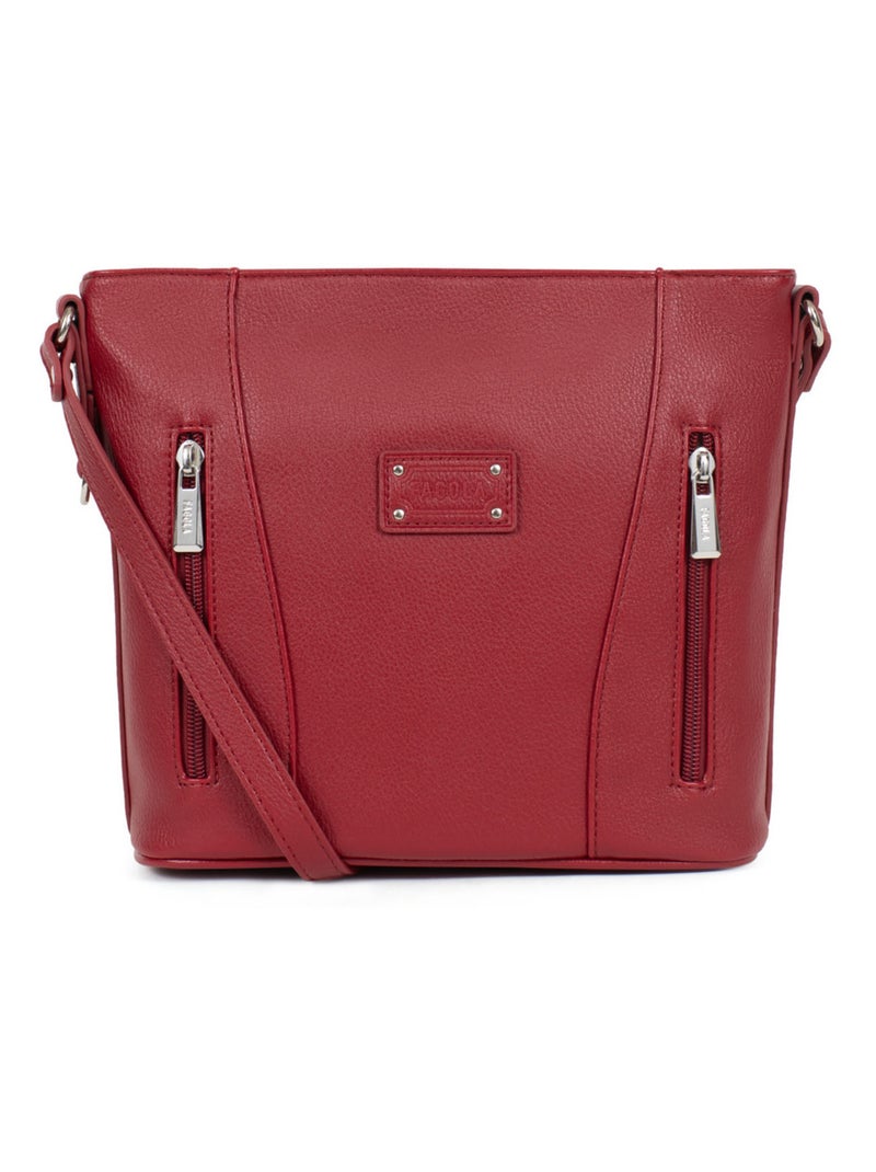Sac porté travers Rouge carmin - Kiabi