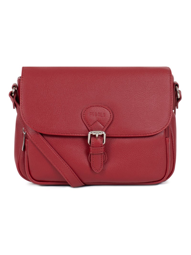 Sac porté travers Rouge carmin - Kiabi