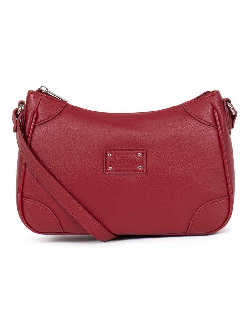 Sac porté travers Rouge carmin - Kiabi