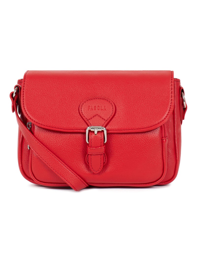 Sac porté travers Rouge foncé - Kiabi