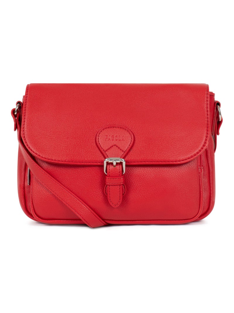 Sac porté travers Rouge foncé - Kiabi