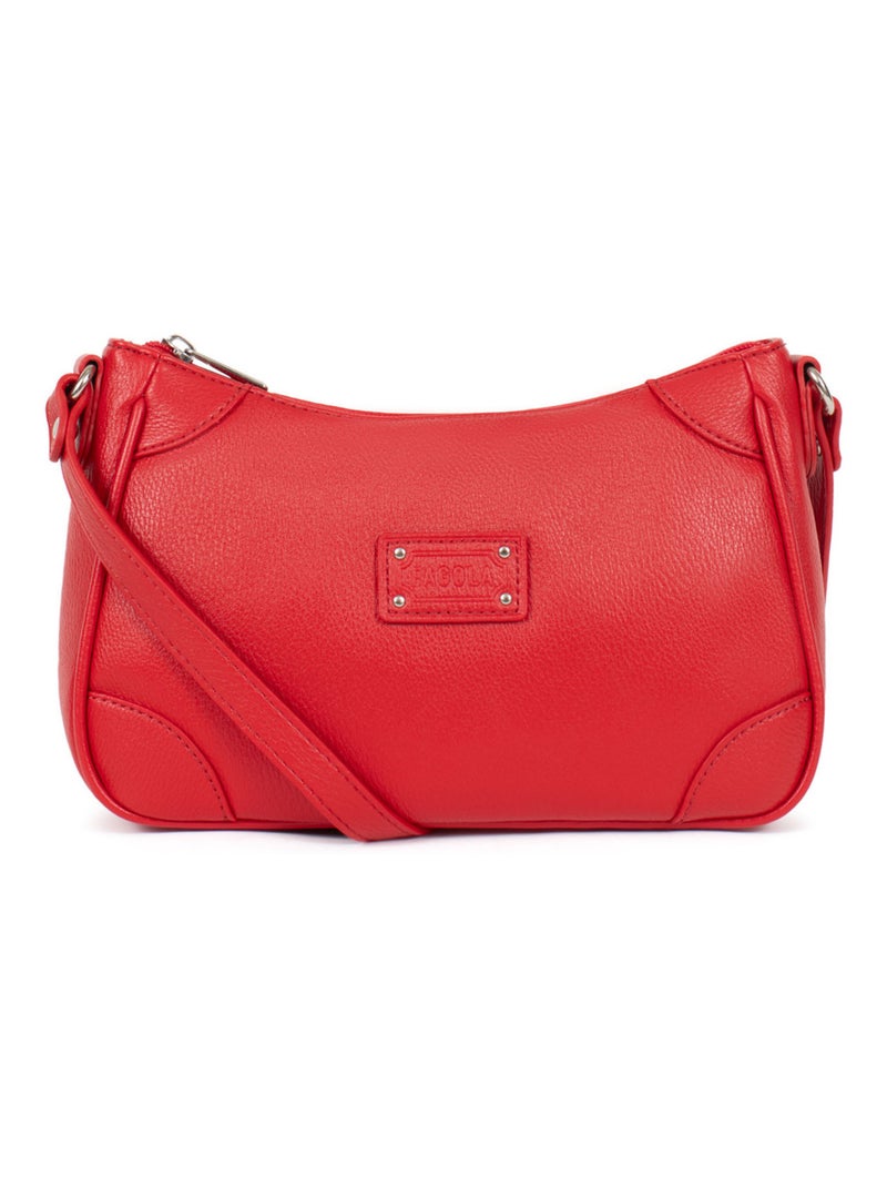 Sac porté travers Rouge foncé - Kiabi