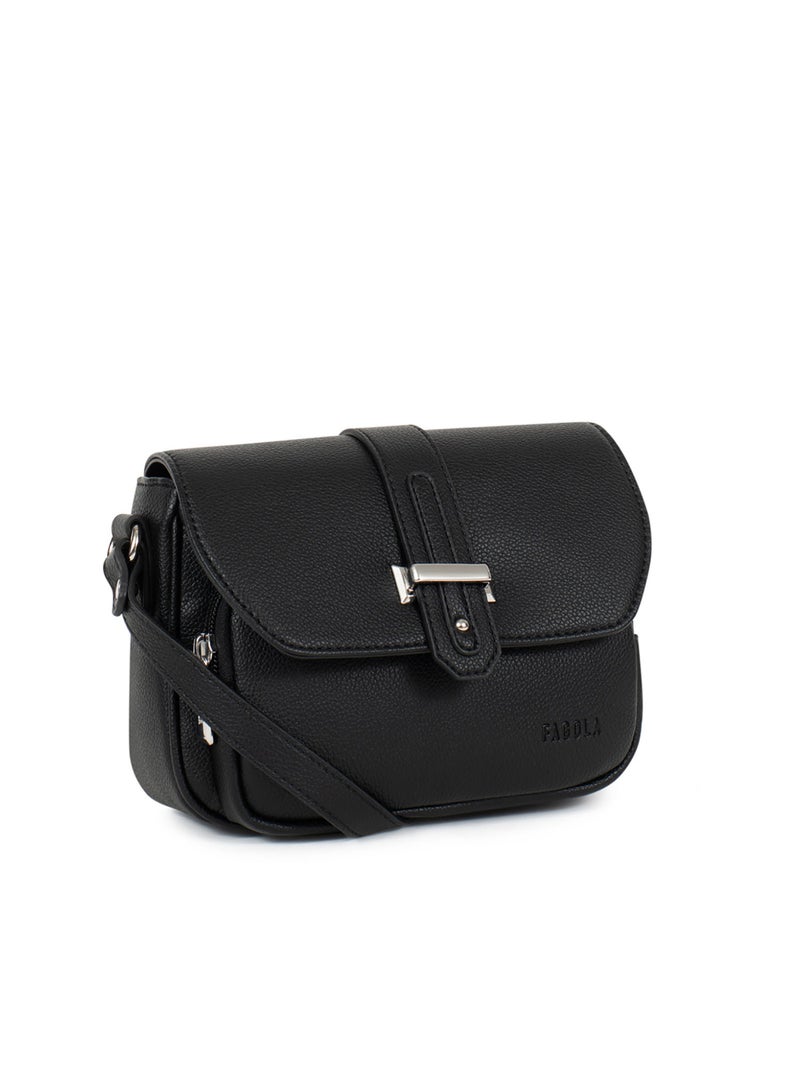 Sac porté travers Stella Femme Être au vert  | FAGOLA Noir - Kiabi