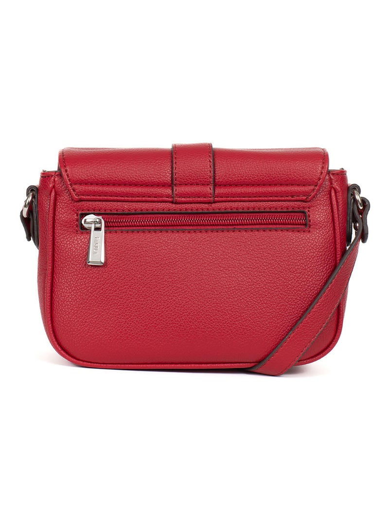 Sac porté travers Stella Femme Être au vert  | FAGOLA Rouge carmin - Kiabi