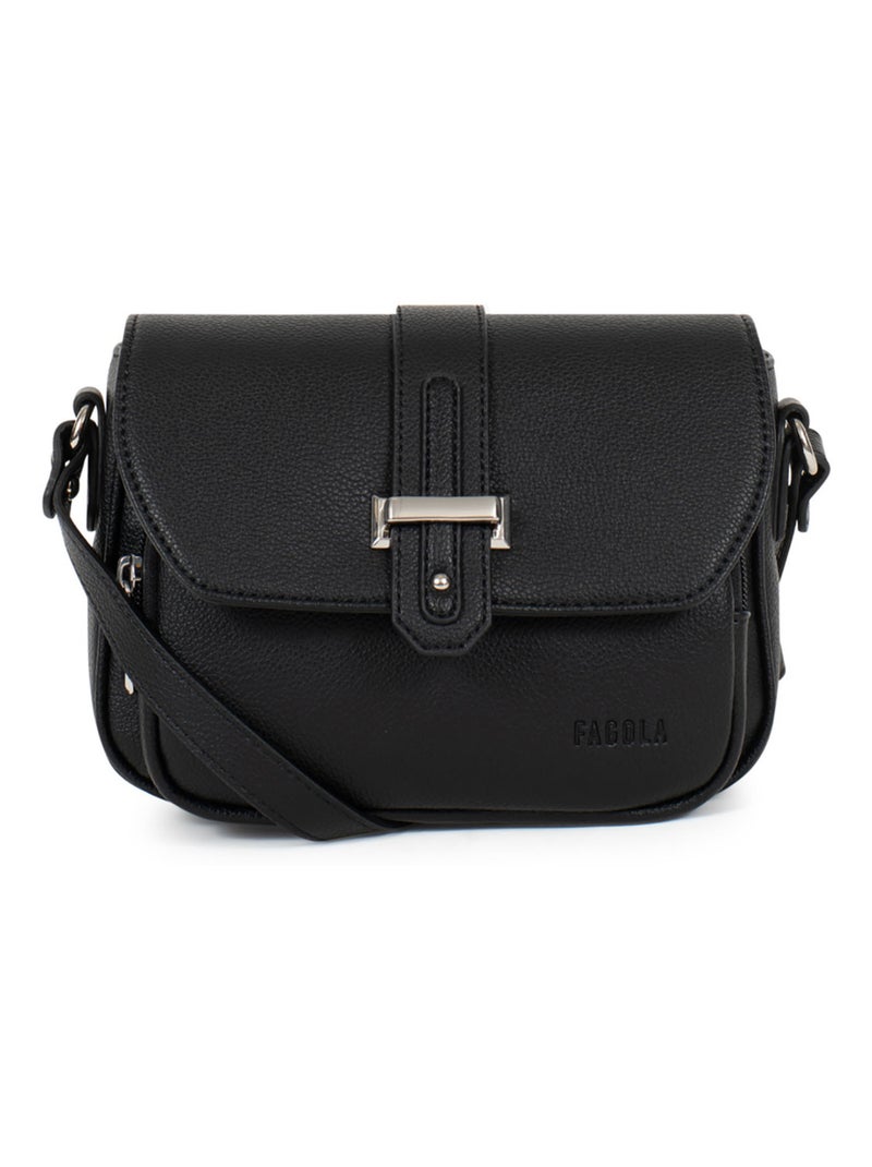 Sac porté travers Stella Femme Noir - Kiabi