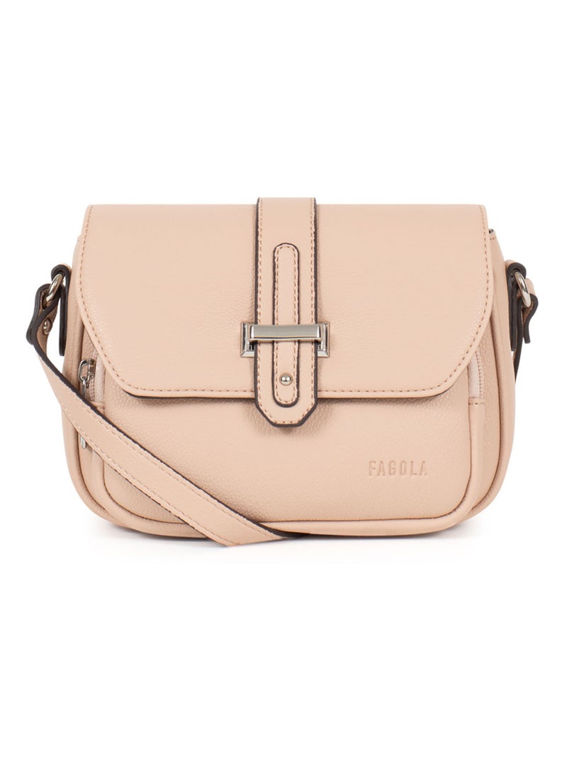 Sac porté travers Stella Femme Nude - Kiabi