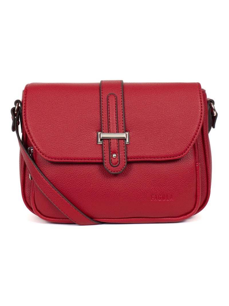 Sac porté travers Stella Femme Rouge carmin - Kiabi