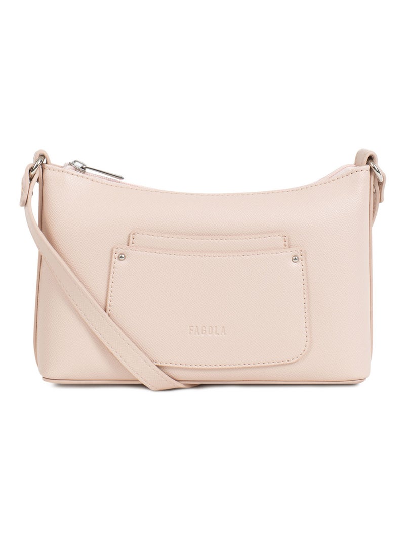 Sac porté travers Tessa Femme Beige/Rose - Kiabi