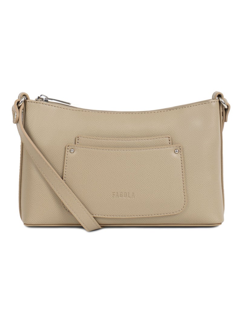 Sac porté travers Tessa Femme Marron foncé - Kiabi
