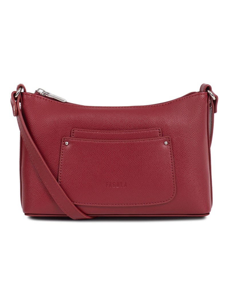 Sac porté travers Tessa Femme Rouge carmin - Kiabi