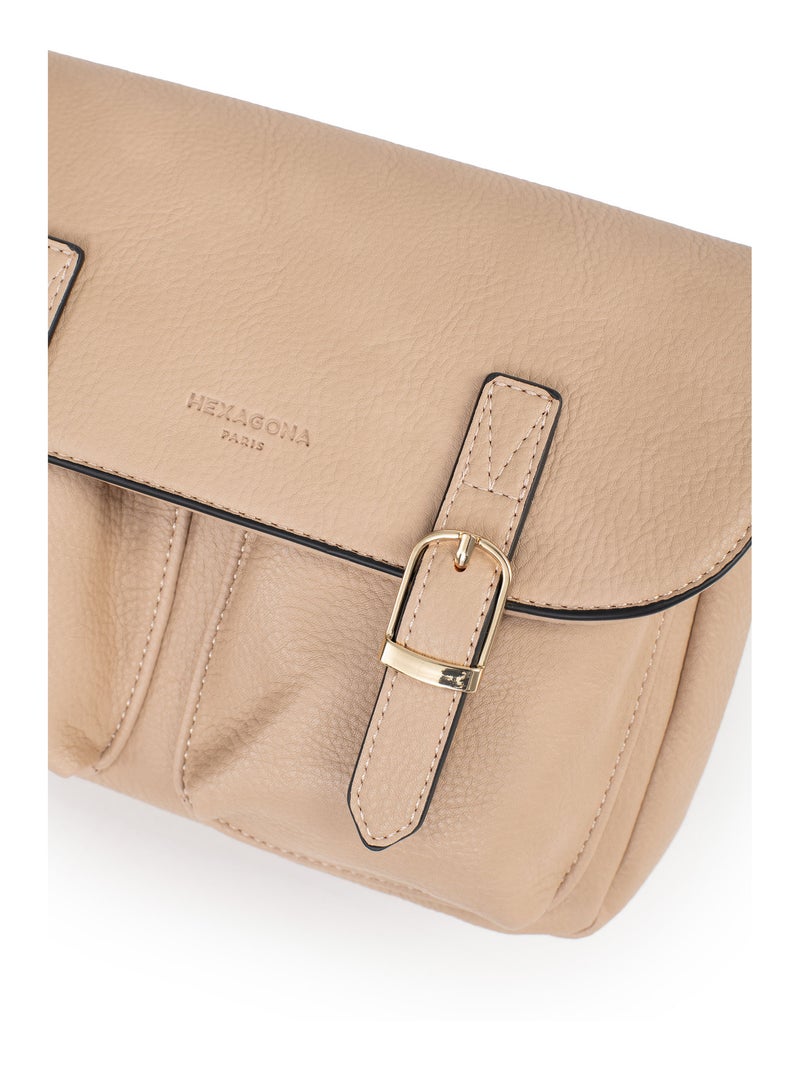 Sac porté travers TOSCANE Beige sable - Kiabi