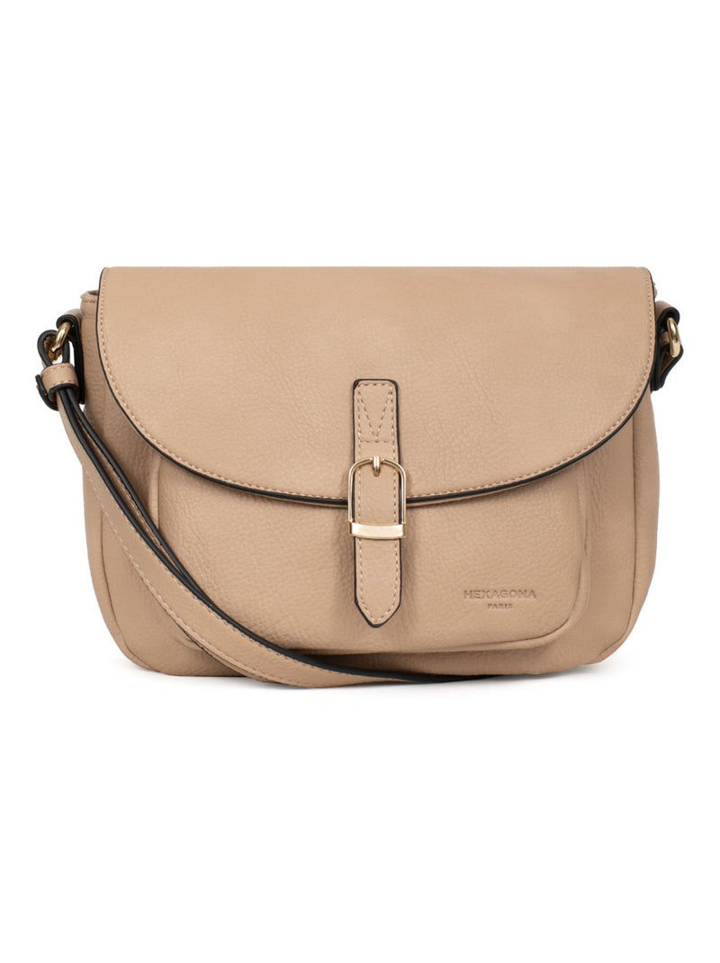 Sac porté travers TOSCANE Beige sable - Kiabi
