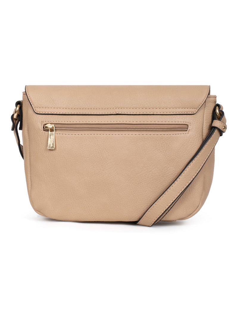 Sac porté travers TOSCANE Beige sable - Kiabi