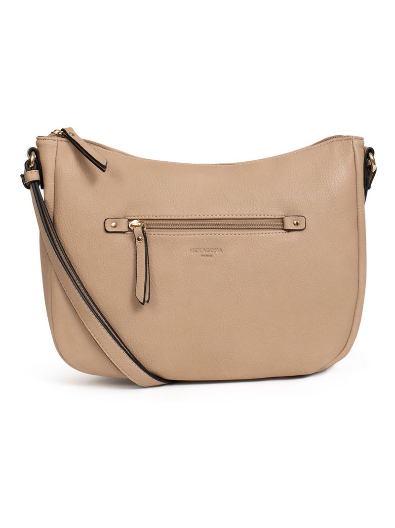 Sac porté travers TOSCANE Beige sable - Kiabi