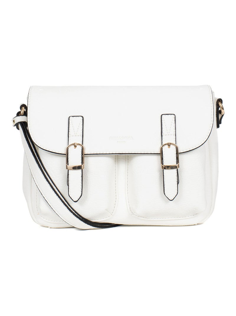 Sac porté travers TOSCANE Blanc - Kiabi